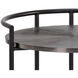 Brighton 21.75 X 20.25 inch White / Black Night Stand